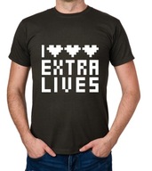 koszulka I LOVE EXTRA LIVES prezent