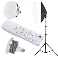 Lampa 85W z PILOTEM Zakres 3600K-6200K VIDEO FOTO