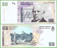 ARGENTÍNA 50 PESOS 2003/2015 H SOROZAT P-356(6) UNC
