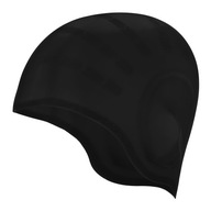 Plavecká čiapka na dlhé vlasy a uši Aqua-Sport Ear Cap Black