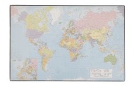 Podkładka na biurko mapa świata duża 59x39 cm