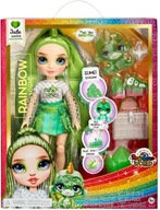 Rainbow High Bábika Lesklá Jade Hunter Fashion Green Slime Zvieratko
