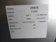 Ford Ka and door front right HB 3D lak.61 lift