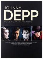 Johnny Depp. Zbierka 4 filmov, 3 DVD