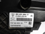 PORSCHE 991 LIFT MK2 light FULL LED right front EUROPA BLACK/black USZKO.