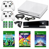 XBOX ONE S 500GB 2X PAD 3X GRA KINECT ZESTAW