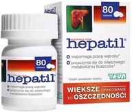 HEPATIL Na ZDROWĄ WĄTROBĘ METABOLIZM 80 tabletek