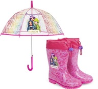 SET Detské gumáky + dáždnik 98325 RAINBOW HIGH 28/29