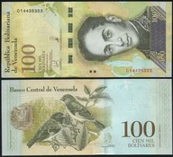 $ Wenezuela 100000 BOLIVARES P-100b UNC 2017