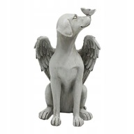 Soška Anjel Pet Memorial Pes Dekoratívne