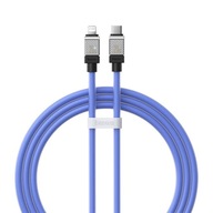 Baseus kabel USB-C - Lightning do iPhona CoolPlay 1m moc 20W kolorowy niebi
