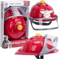 HASIČSKÁ přilba helma se světlem a zvukem sirény