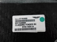 ASTON MARTIN DBX 20- lower moulding cap threshold fender right front CARBON