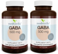 Medverita GABA 500mg Kyselina gama Aminomaslová 200 kapsúl