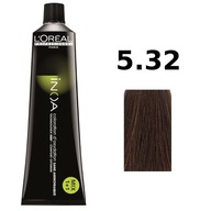 LOREAL INOA FARBA DO WŁOSÓW JASNY BLOND ZŁOCISTO OPALIZUJĄCY 5.32 60 G