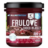 ALLNUTRITION FRULOVE CHOCO IN JELLY CHERRY 300G CZEKOLADA WIŚNIA BEZ CUKRU