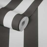 Vinylová tapeta na vlies umývateľná biela čierne pruhy prúžky 53 cmx10 m