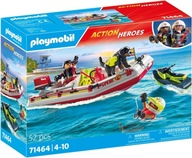 PLAYMOBIL 71464 HASIČSKÝ ČLN S VODNÝM SKÚTROM