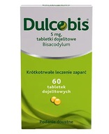 Dulcobis krótkotrwałe leczenie zaparć 5mg 60 tabletek dojelitowych