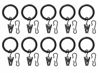 KOLIESKA A ŽABKY DO ZÁCLON IKEA SIRLIG 25 mm ČIERNE