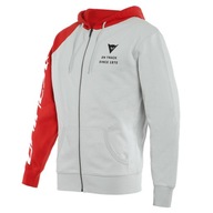 Mikina DAINESE PADDOCK FULL ZIP HOODIE šedo/červeno/čierna 3XL