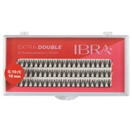 Ibra, Extra Double, Kępki rzęs knot-free, 0,10-10
