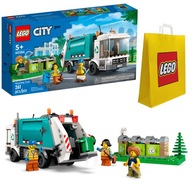 KLOCKI LEGO CITY 60386 CIĘŻARÓWKA RECYKLINGOWA PREZENT DZIEN DZIECKA +TORBA