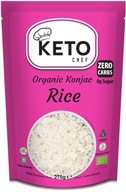 Makaron Konjac typu RICE RYŻ Bezglutenowy BIO shirataki dla KETO VEGE 270g