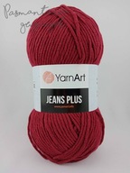 YarnArt Jeans Plus 100g/160m kolor 66 bordo