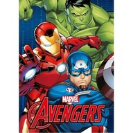 kocyk koc polarowy AVENGERS HULK IRONMAN 100x140