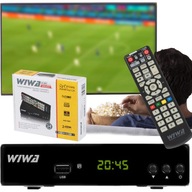 DEKODER TUNER TV NAZIEMNEJ DVB-T2 H.265 HEVC Z USB HD PILOT WIFI SCART HDMI