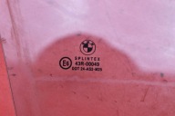 window side right front front BMW E36 sedan 90-00
