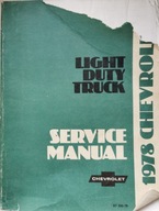 Chevrolet 1978 Light Duty Truck - Service manual