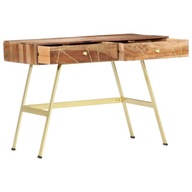 Písací stôl so zásuvkami, 100x55x75 cm, masívne she drevo