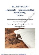 BIZNESPLAN rękodzieło – poduszki (sklep www)