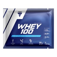 TREC Proteín Whey 100 30g sáčok - porcia proteínovej výživy čokoláda-sez.