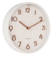 Designerski zegar ścienny 5808WH Karlsson 22cm