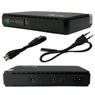 Zasilacz awaryjny UPS mini do routera 12V 9V 5V DC 15W USB powerbank 8,8Ah