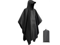 ESŐVÉDŐ TURISTA KAPUCNIS Hegyi nagy köpeny FEKETE
