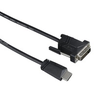 Kabel HDMI A wtyczka - DVI-D wtyczka 3m. FHD HAMA