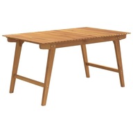 vidaXL Záhradný stôl, 150x90x75 cm, masívne akáciové drevo