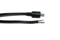 Kabel głośnikowy 2x1,5mm z wtykiem głośnik. din 5m