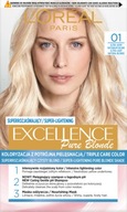 Loreal Excellence Pure Blonde farba do włosów 01 ultra jasny blond