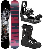 Zestaw Snowboardowy PATHRON Legend 157cm Wide + S230 Black + buty Target