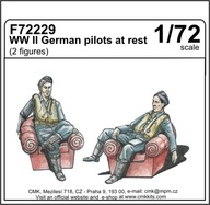 WW II German pilots at rest (2 figures) - CMK 1/72