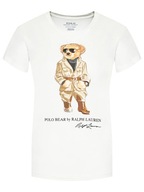 tričko polo ralph lauren premium dámske tričko biele mis BEAR
