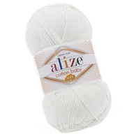 Alize Cotton Baby Soft 55 Biały