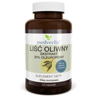 LIŚĆ OLIWNY 500 mg Ekstrakt 20% Oleuropeiny 120 k