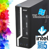 NIEZAWODNY KOMPUTER STACJONARNY ACER X2631G INTEL CORE i5 16/500HDD W10pro