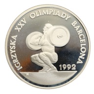200.000 zł - Igrzyska XXV Olimpiady Barcelona Ciężarowiec - 1991 r